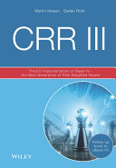Copertina  CRR 3. : the EU implementation of Basel 4. : the next generation of risk weighted assets