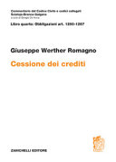 Copertina  Art. 1260- 1267. Cessione dei crediti