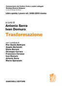 Copertina  Della trasformazione : art. 2498 - 2500 novies
