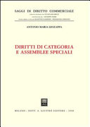 Copertina  Diritti di categoria e assemblee speciali