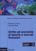 Copertina  Diritto ed economia di banche e mercati finanziari