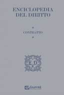 Copertina  Enciclopedia del diritto - I tematici. I. Contratto