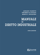 Copertina  Manuale di diritto industriale