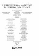 Copertina  GADI Giurisprudenza annotata di diritto industriale. XLVIII 2019/ VANZETTI A. (diretto da) 