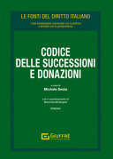 Copertina  Codice delle successioni e donazioni