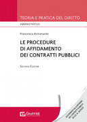 Copertina  Le procedure di affidamento dei contratti pubblici