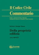 Copertina  Artt. 869-872. Della proprietà edilizia