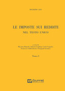 Copertina  Le imposte sui redditi nel Testo Unico. Tomo I e II
