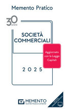 Copertina  Società commerciali 2025. Memento pratico. Aggiornato al 31 luglio 2024. Aggiornato con la legge Capitali