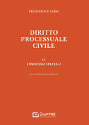 Copertina  Diritto processuale civile. 4: I processi speciali