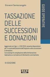 Copertina  Tassazione delle successioni e donazioni