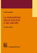 Copertina  La tassazione delle società e dei gruppi