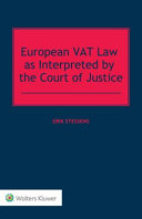 Copertina  European VAT Law as Interpreted by the Court of Justice